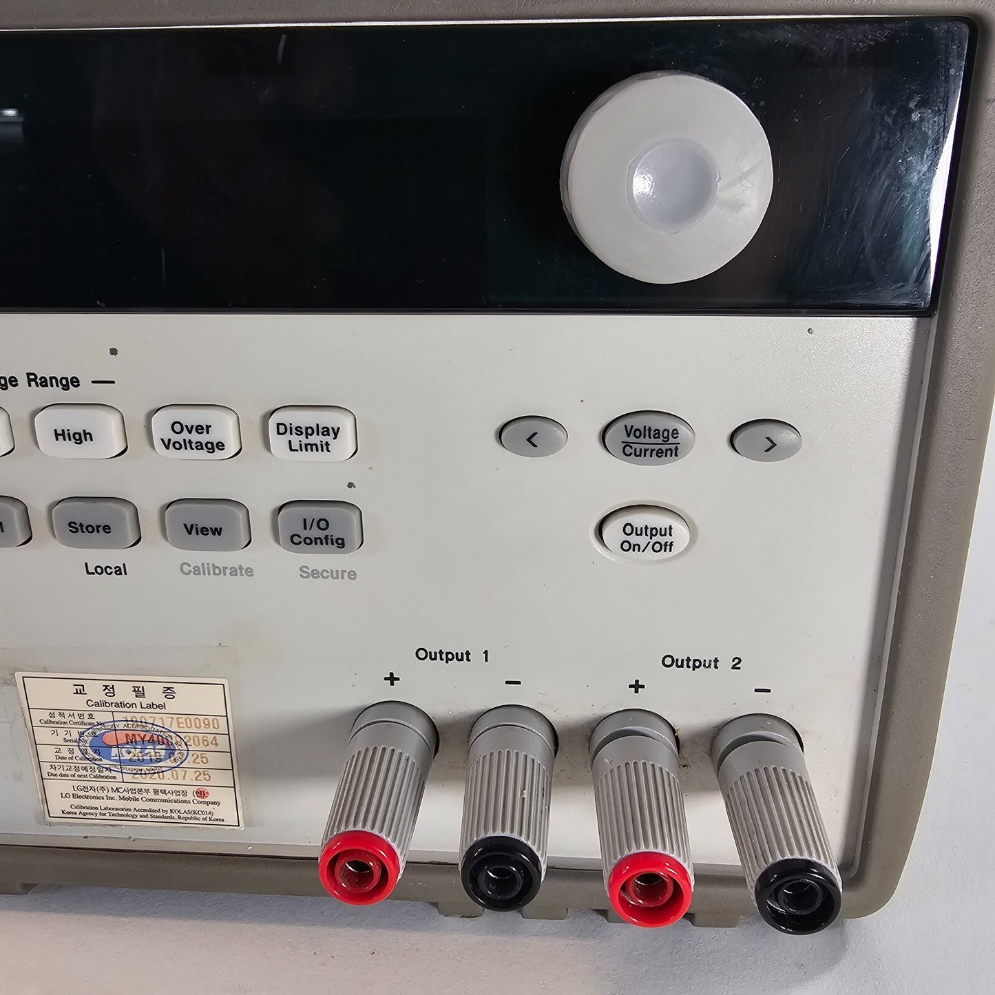 Agilent E3648A Dual Output DC Power Supply 0-8V,5A/0-20V,2.5A - Tested - 2064