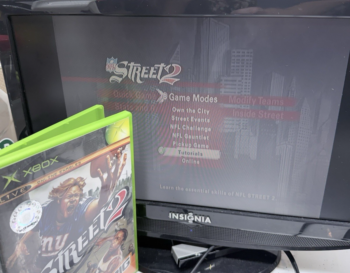NFL Street 2 (Microsoft Xbox, 2004) Game and Case - Tested and Working
