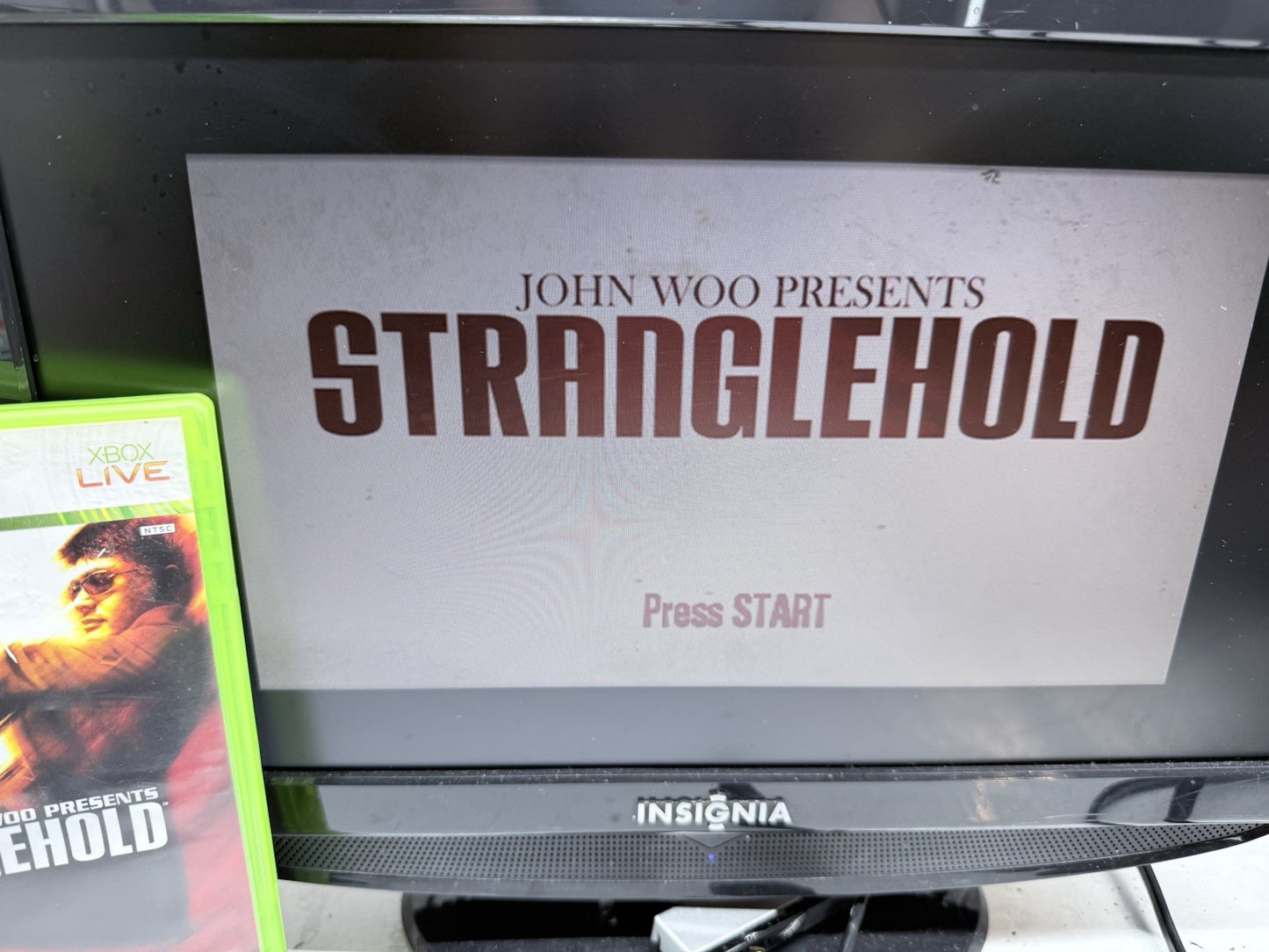 Stranglehold (Microsoft Xbox 360, 2007) Game Case Manual Art Book Registration
