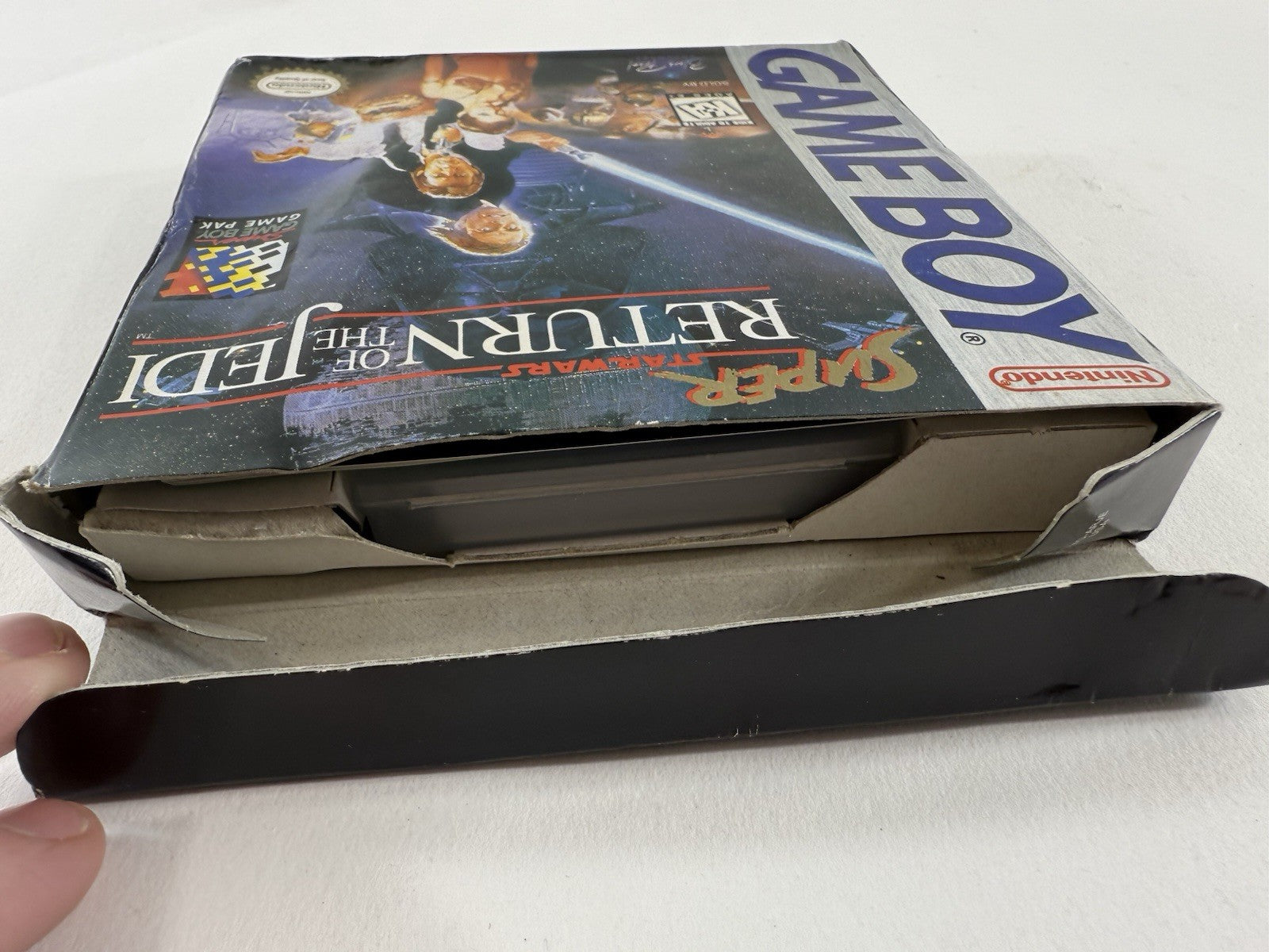 Super Star Wars: Return of the Jedi (GameBoy, 1995) Game Box Manual Inserts Reg
