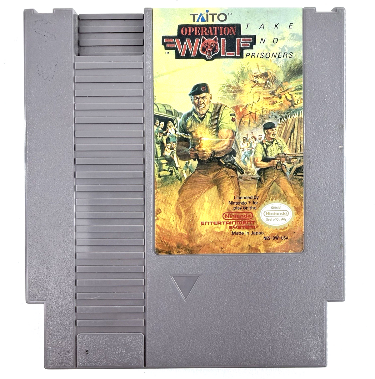 Operation Wolf (Nintendo Entertainment System, 1989) Game Cartridge - Tested