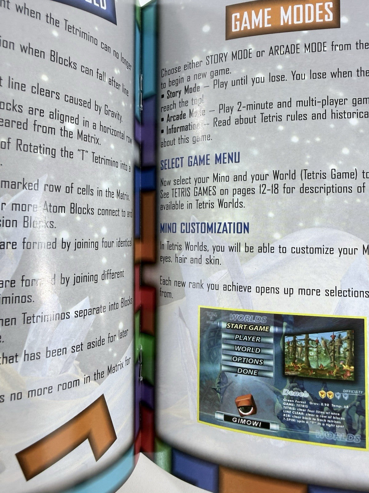 Tetris Worlds (Sony PlayStation 2, 2002) Game, Case, Manual - Tested and Working