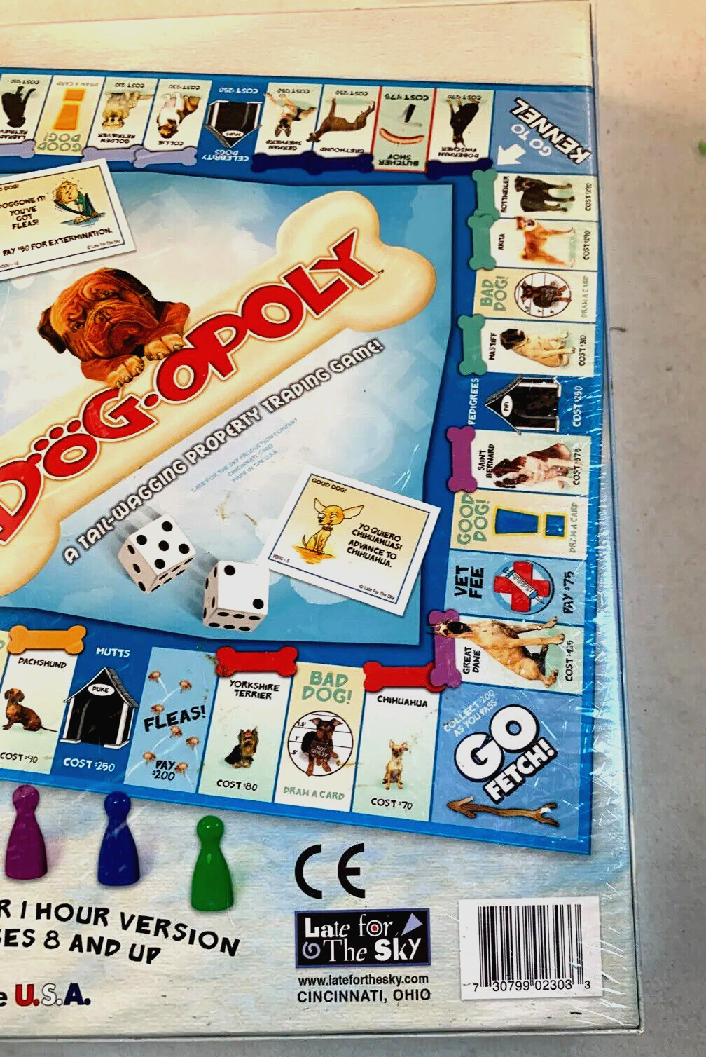 Dog-opoly: A Tail-Wagging Property Trading Game - New, Factory Sealed