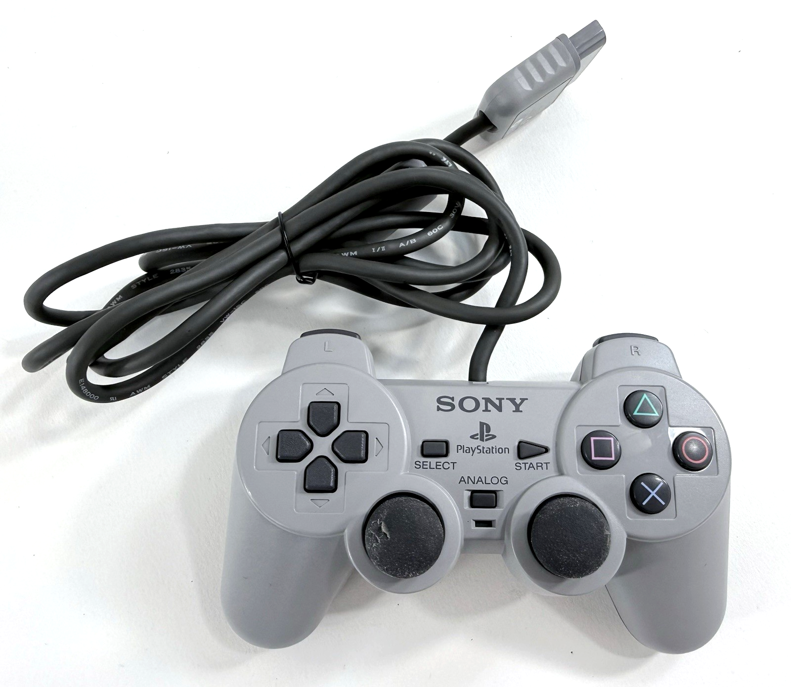Sony PSOne Game Console, Grey Analog Controller, AV and Power Supply - Tested