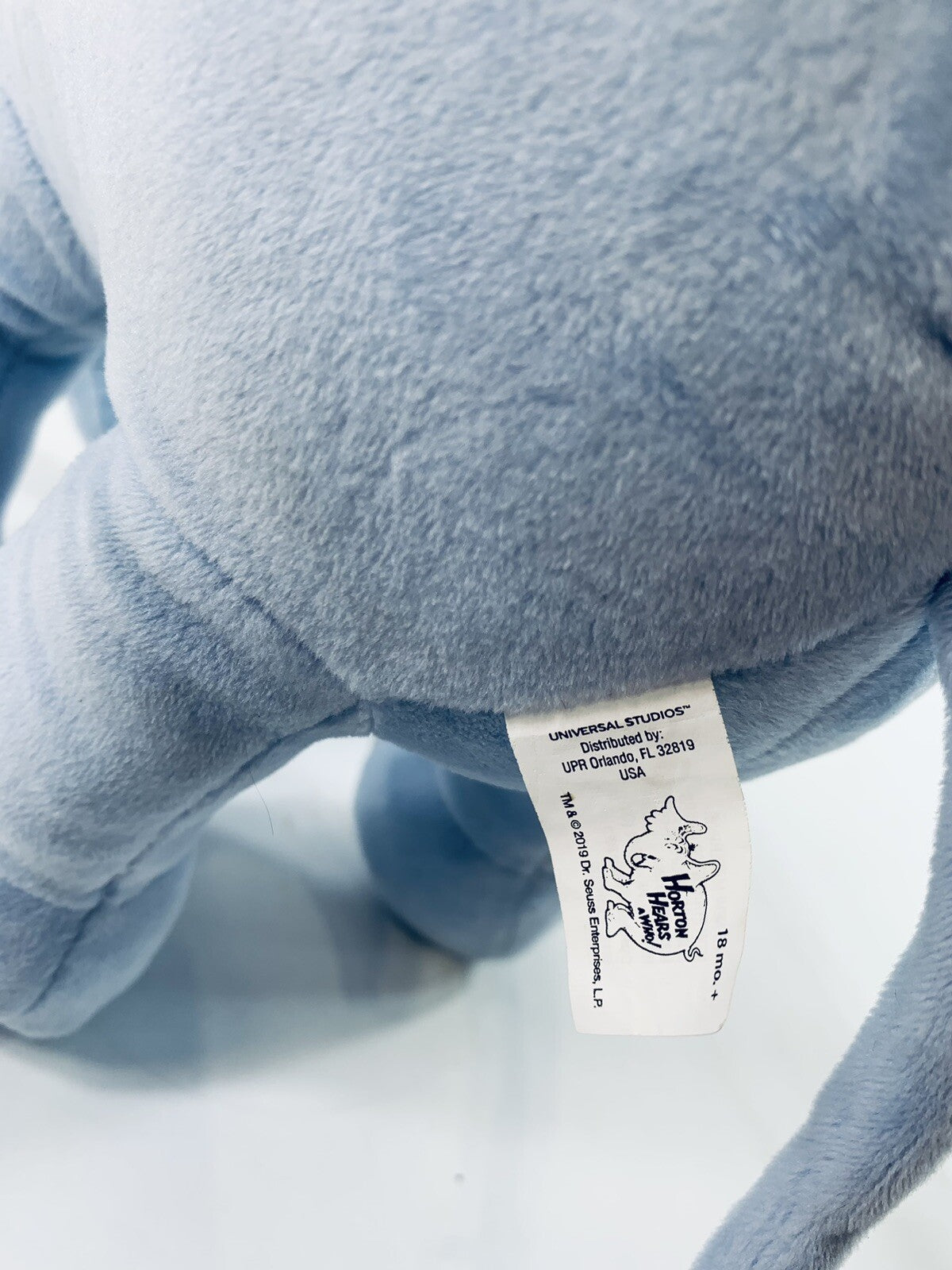 Universal Studios 2019 Horton Hears a Who 13" Elephant Plush with Tag