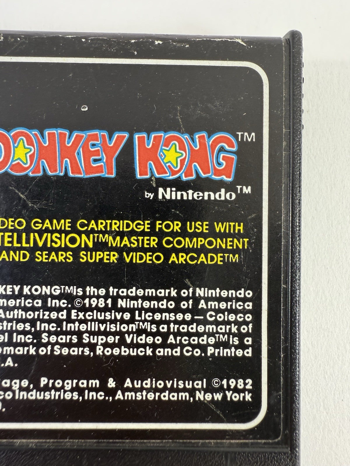 Donkey Kong (Intellivision, 1982) Game Cartridge - Tested