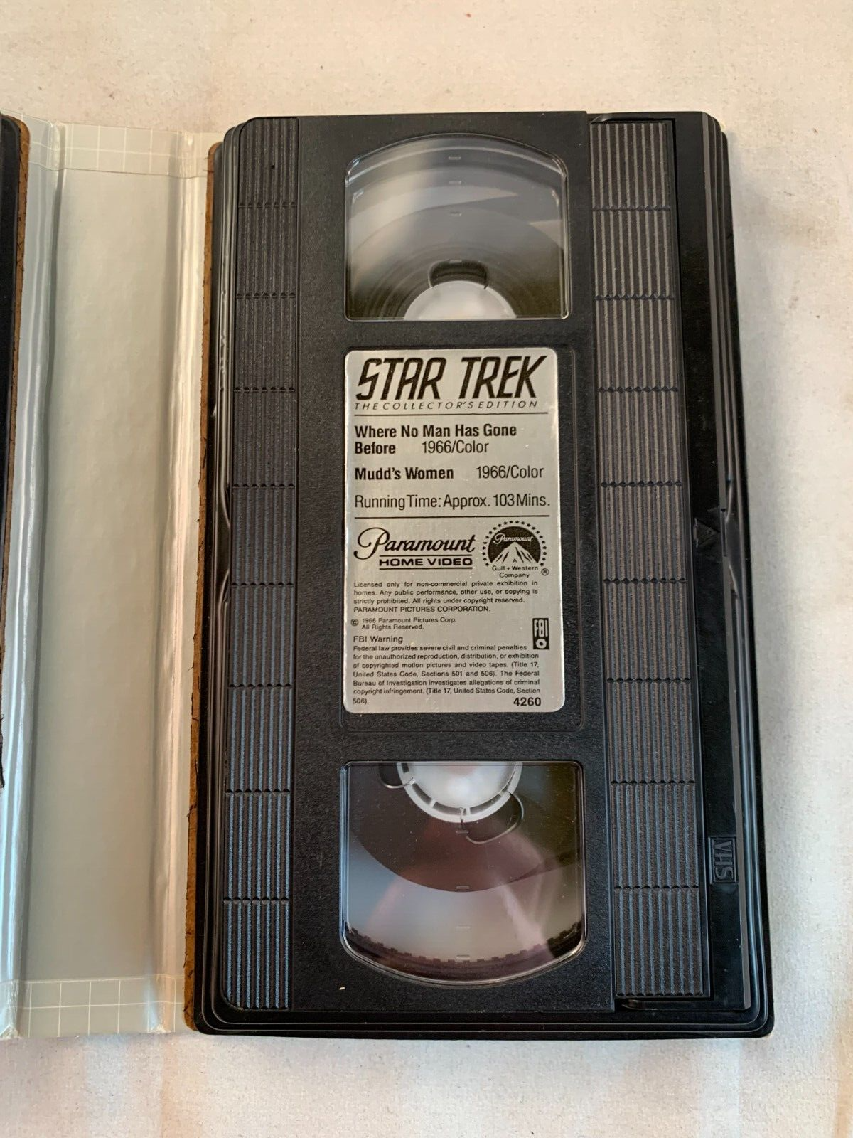 Star Trek The Collector's Edition VHS Lot of 4