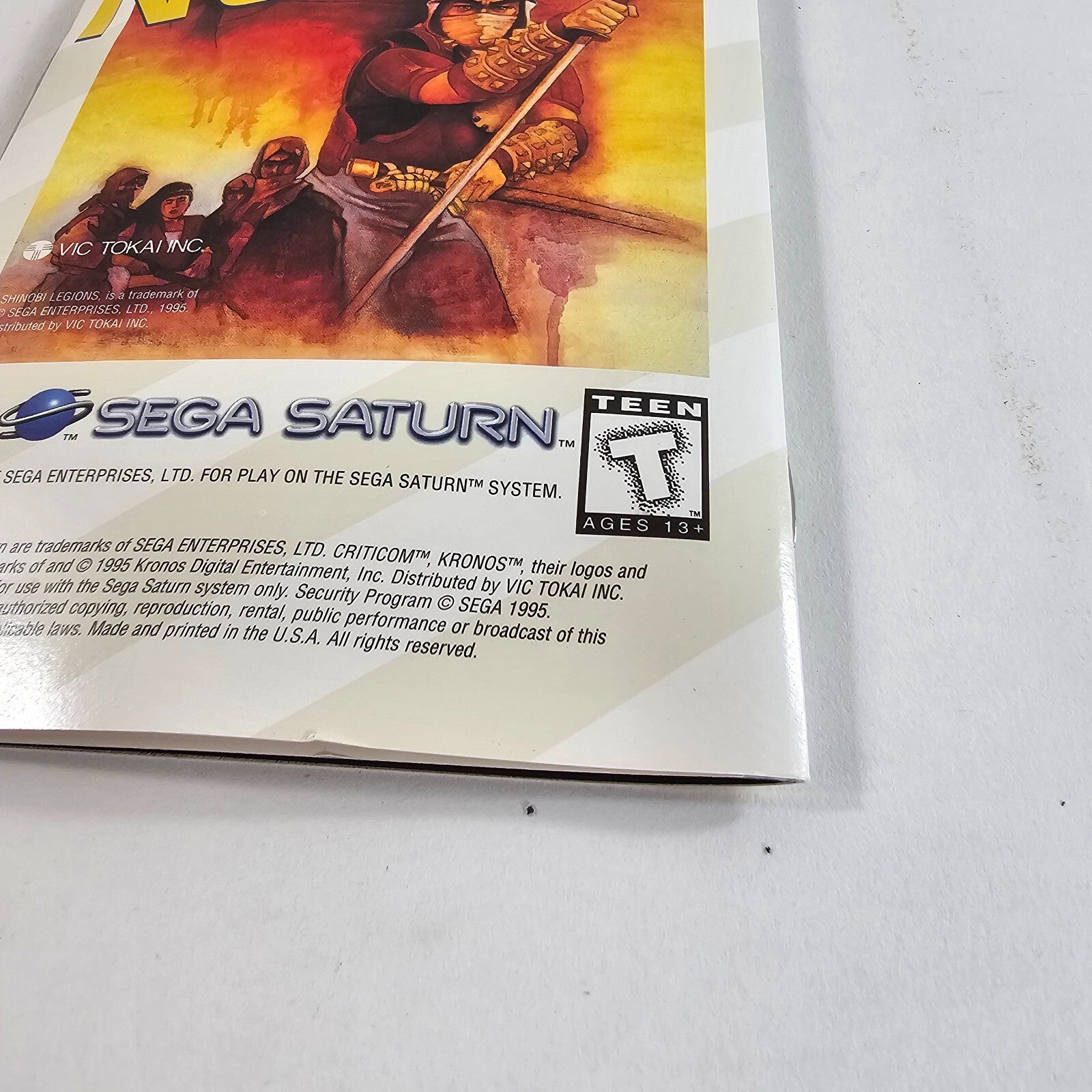 Criticom (Sega Saturn, 1995) Replacement Manual