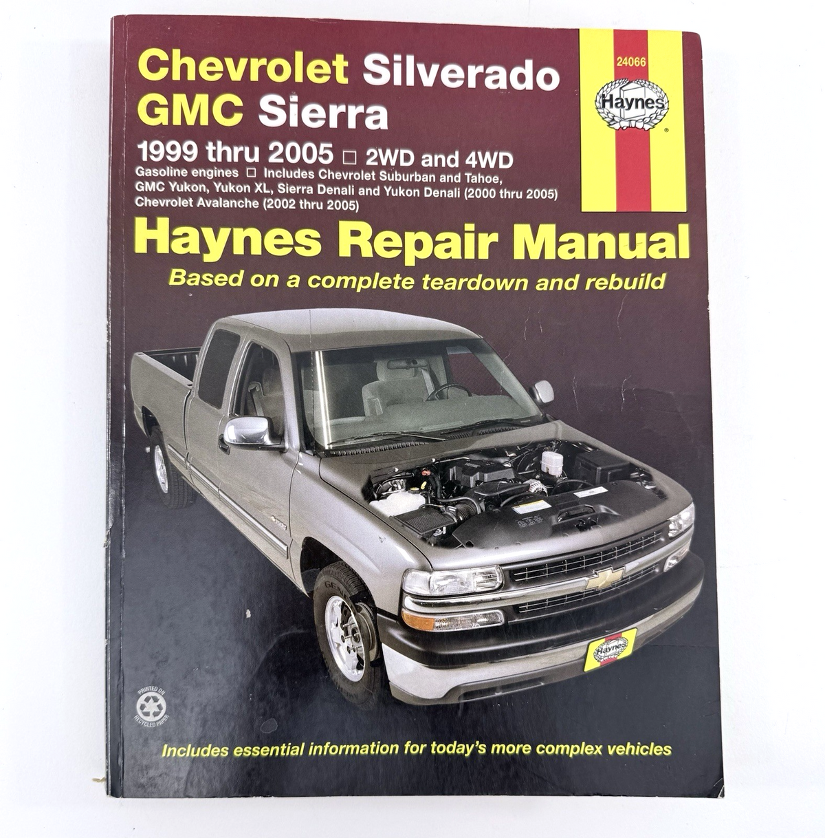 Haynes Chevrolet Silverado GMC Sierra  1999-2005 Repair Shop Manual 24066