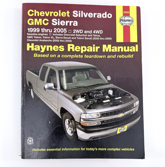 Haynes Chevrolet Silverado GMC Sierra  1999-2005 Repair Shop Manual 24066