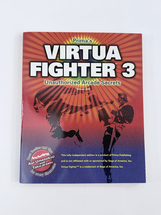 Prima's Virtua Fighter 3: Unauthorized Arcade Secrets (Paperback, 1997)