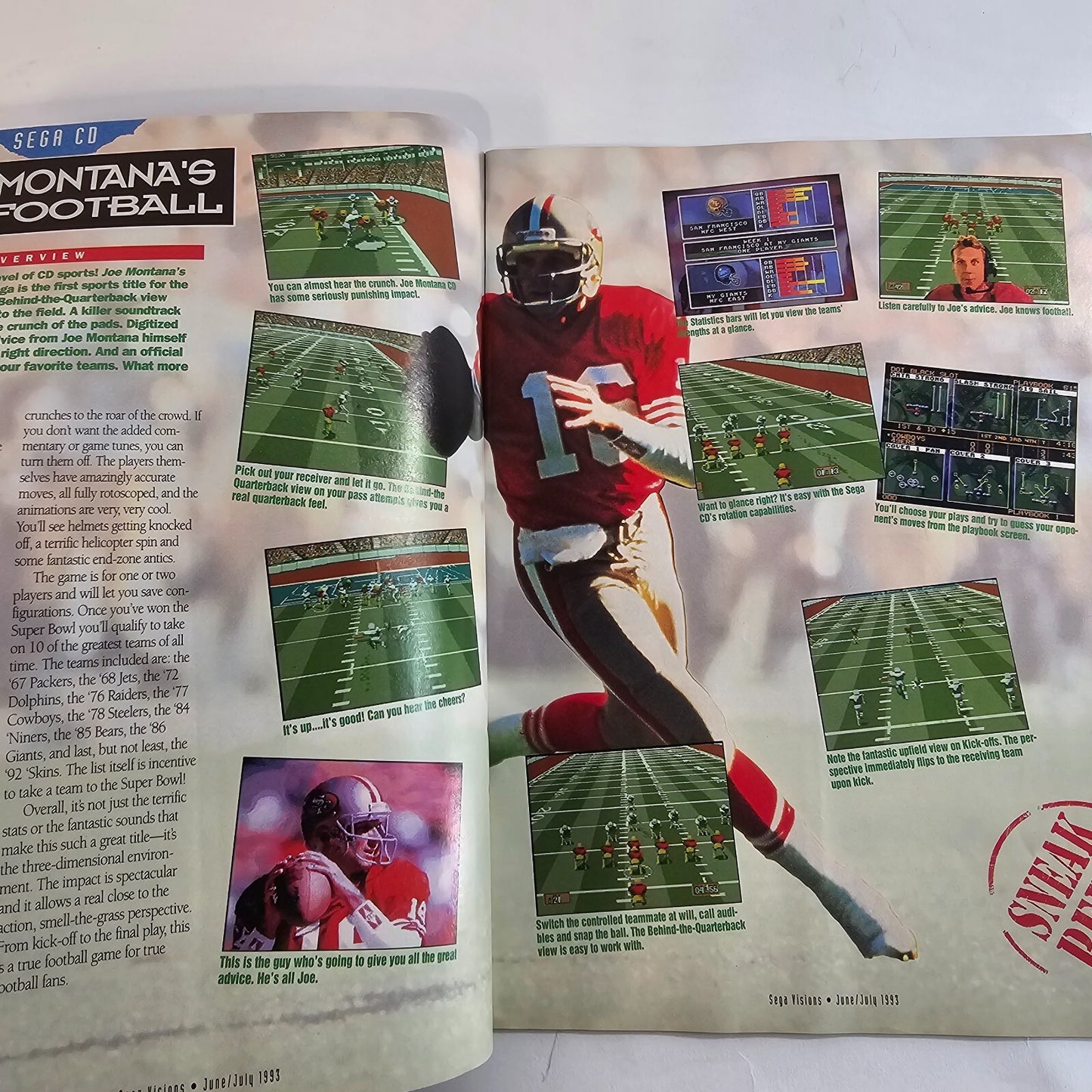 Sega Visions Magazine June / July 1993 Jurassic Park Cover