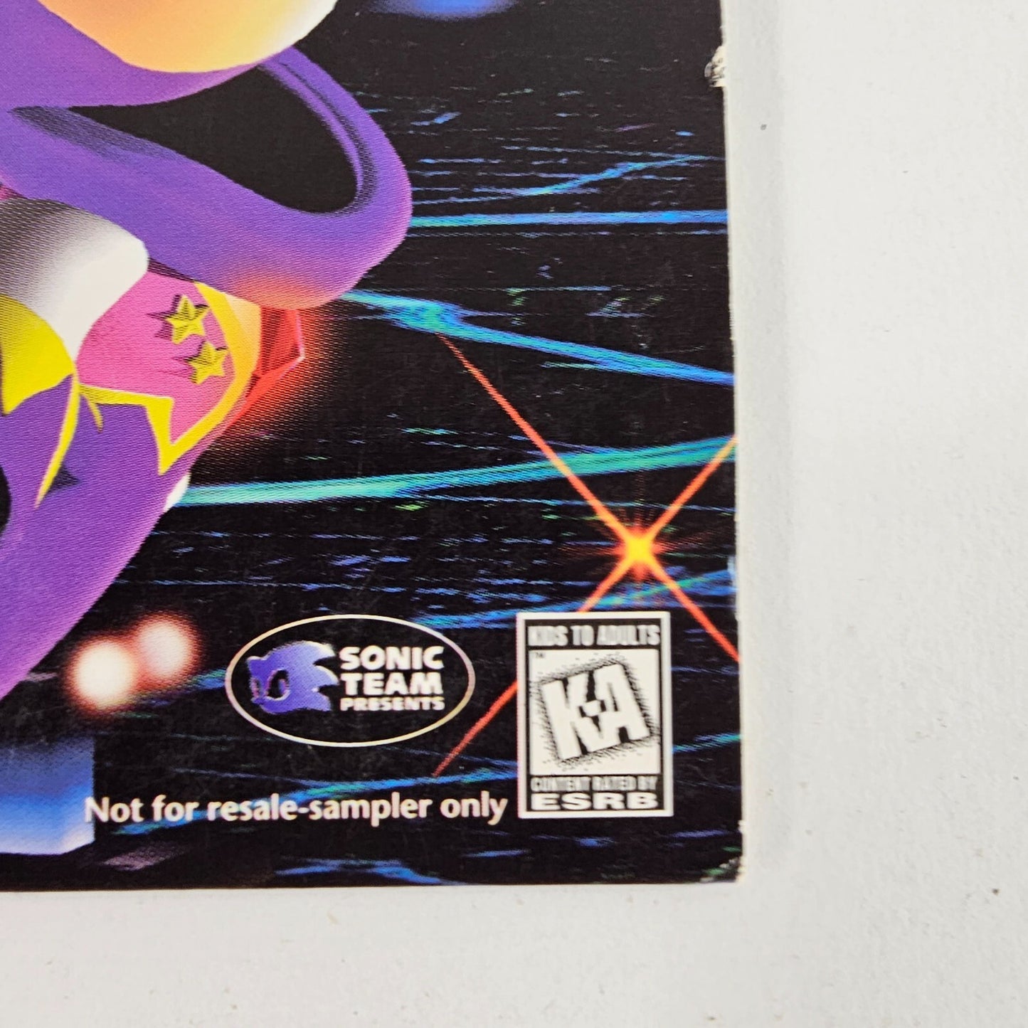 Nights Into Dreams Sampler (Sega Saturn, 1996) Exclusive Promo Disc