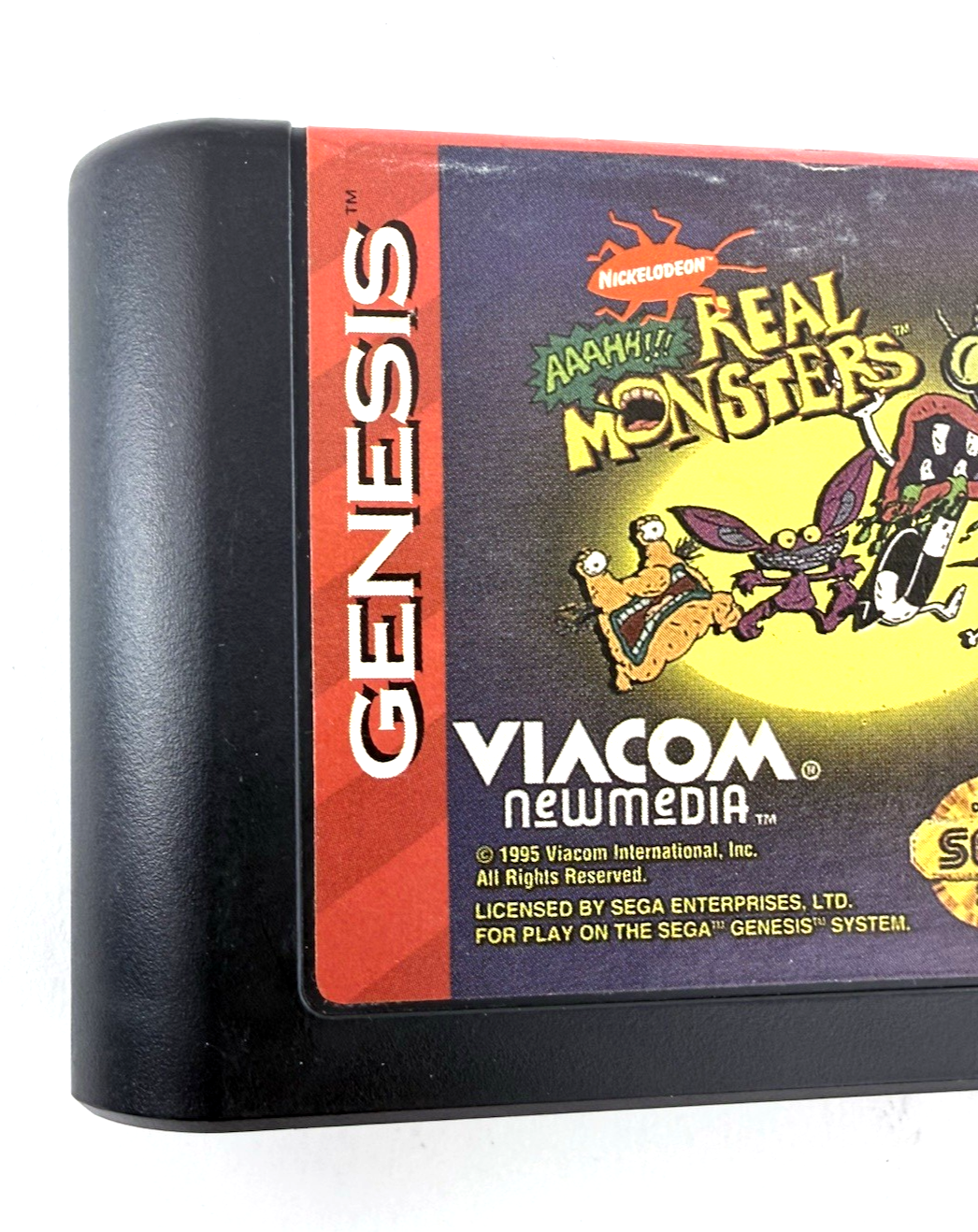 AAAHH Real Monsters (Sega Genesis, 1995) Game Cartridge - Tested and Working