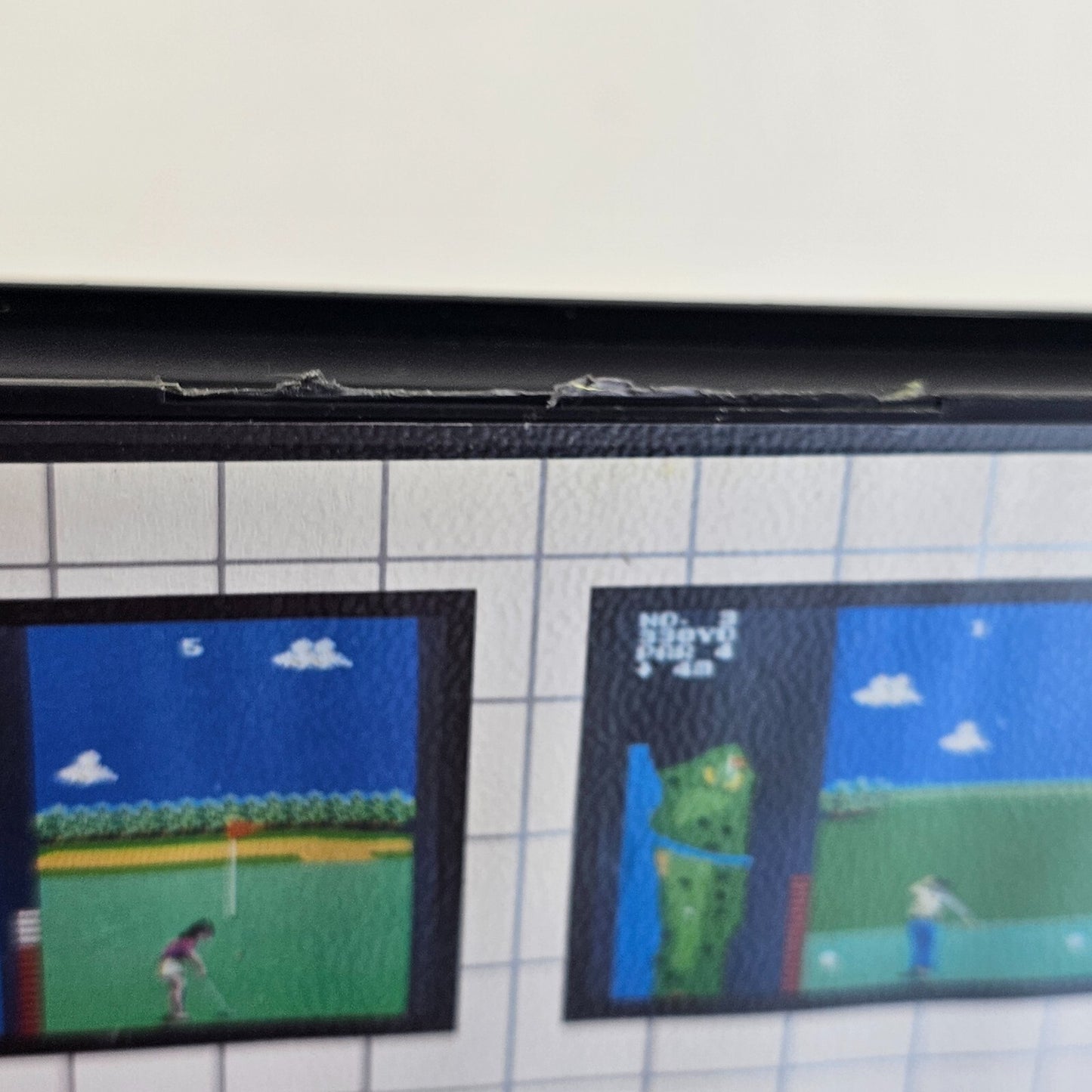 Great Golf (Sega Master System, 1987) Game and Case - Tested