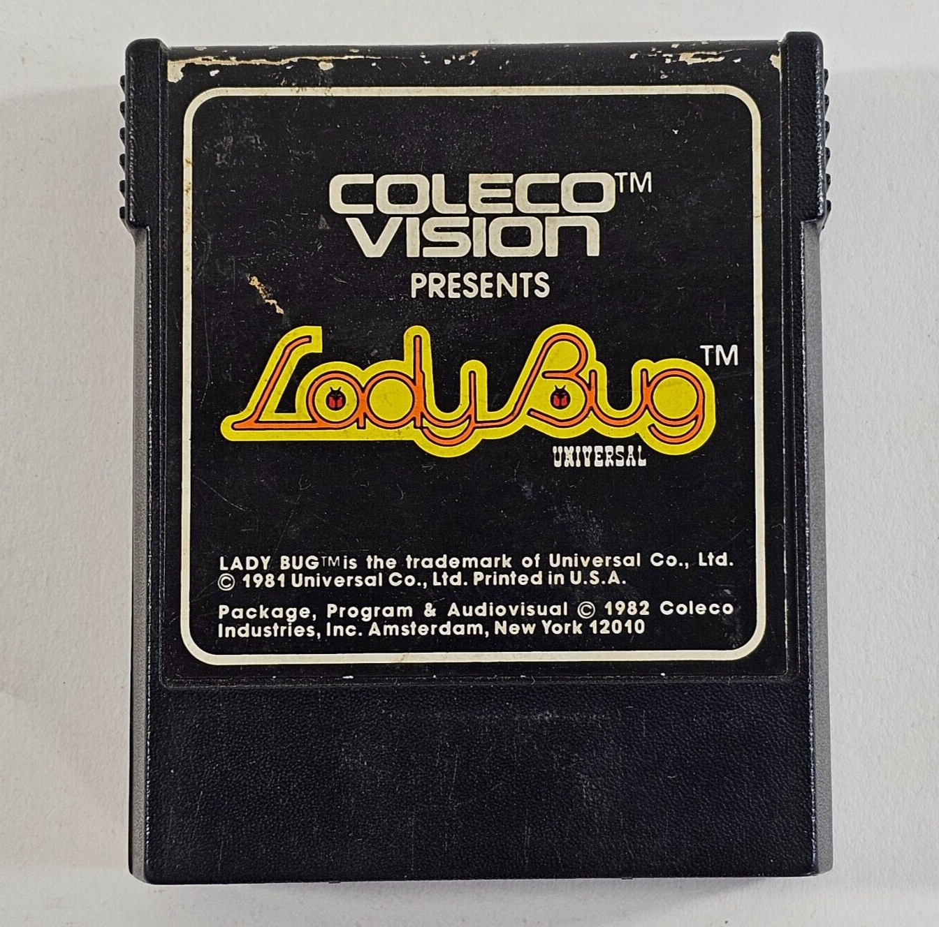 Lady Bug (Colecovision, 1982) Authentic Game Cartridge