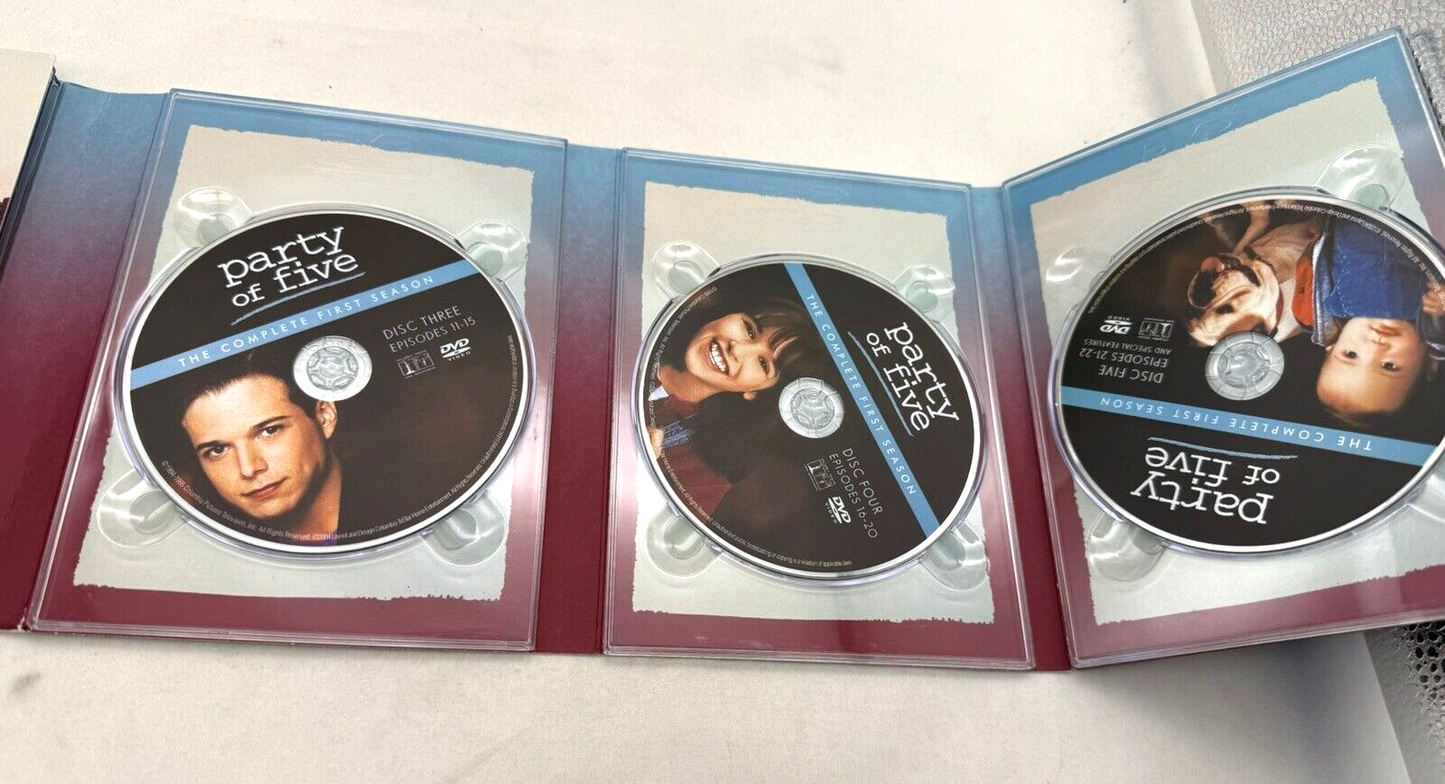 Party of Five: Seasons 1, 2, And 3 (DVD Box Set Bundle) Tested And Working
