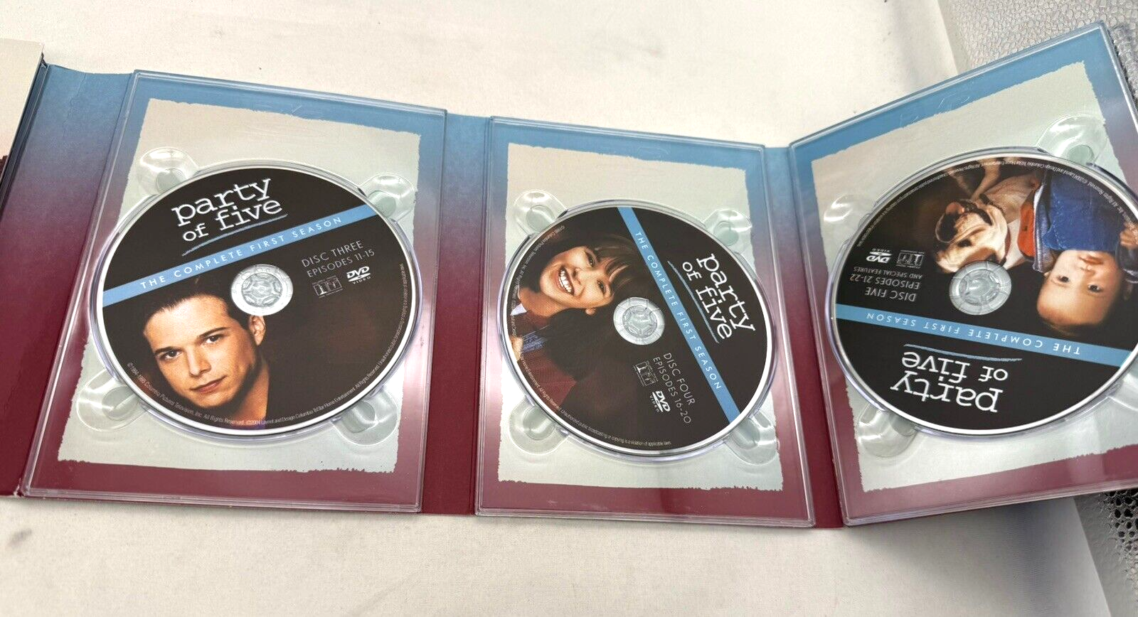 Party of Five: Seasons 1, 2, And 3 (DVD Box Set Bundle) Tested And Working