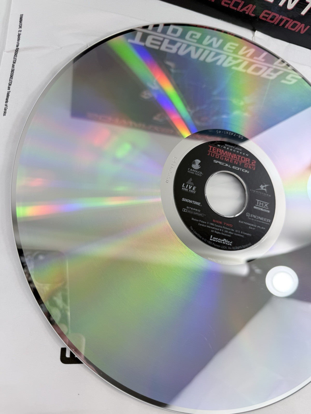 Terminator 2: Judgment Day (Laserdisc, 1993, Widescreen Special Edition) Tested