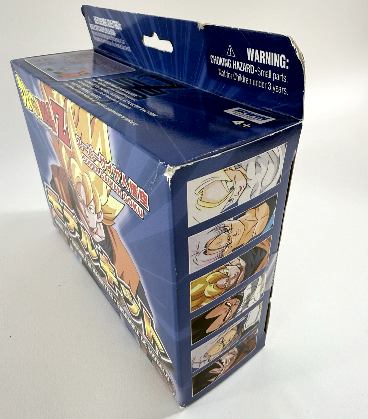 Irwin Toys 2000 Dragon Ball Z Super Saiyan Goku Action Figure Model Kit - New