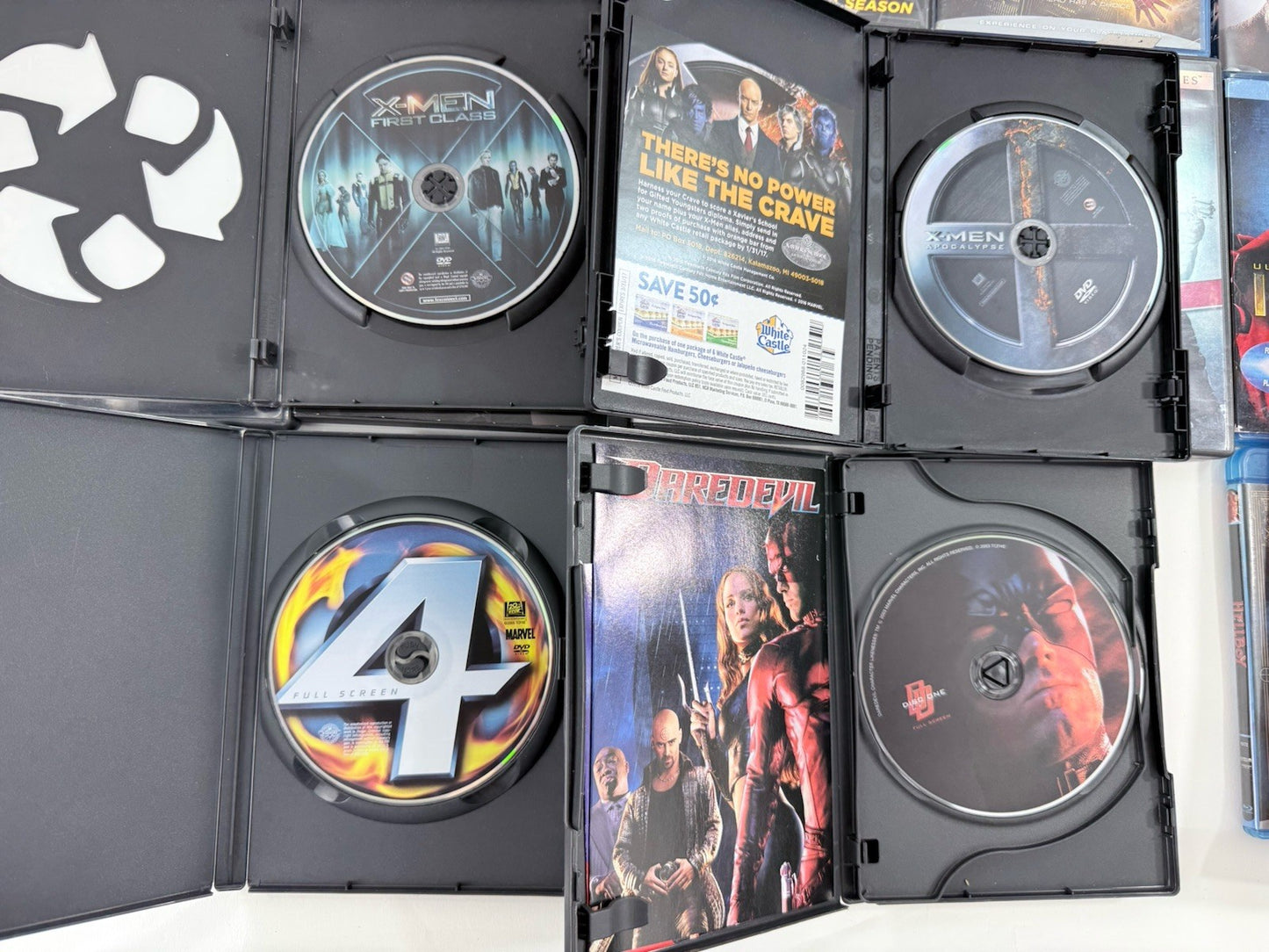 Marvel MCU 16 Film Collection (Blu-ray/DVD) Blade Trilogy, X-Men, and More
