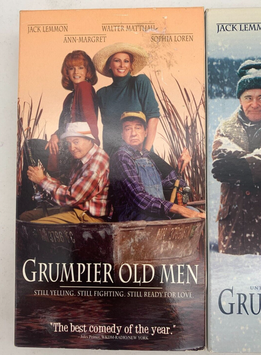 Grumpy Old Men (VHS bundle) Grumpier Old Men - Tested and Working