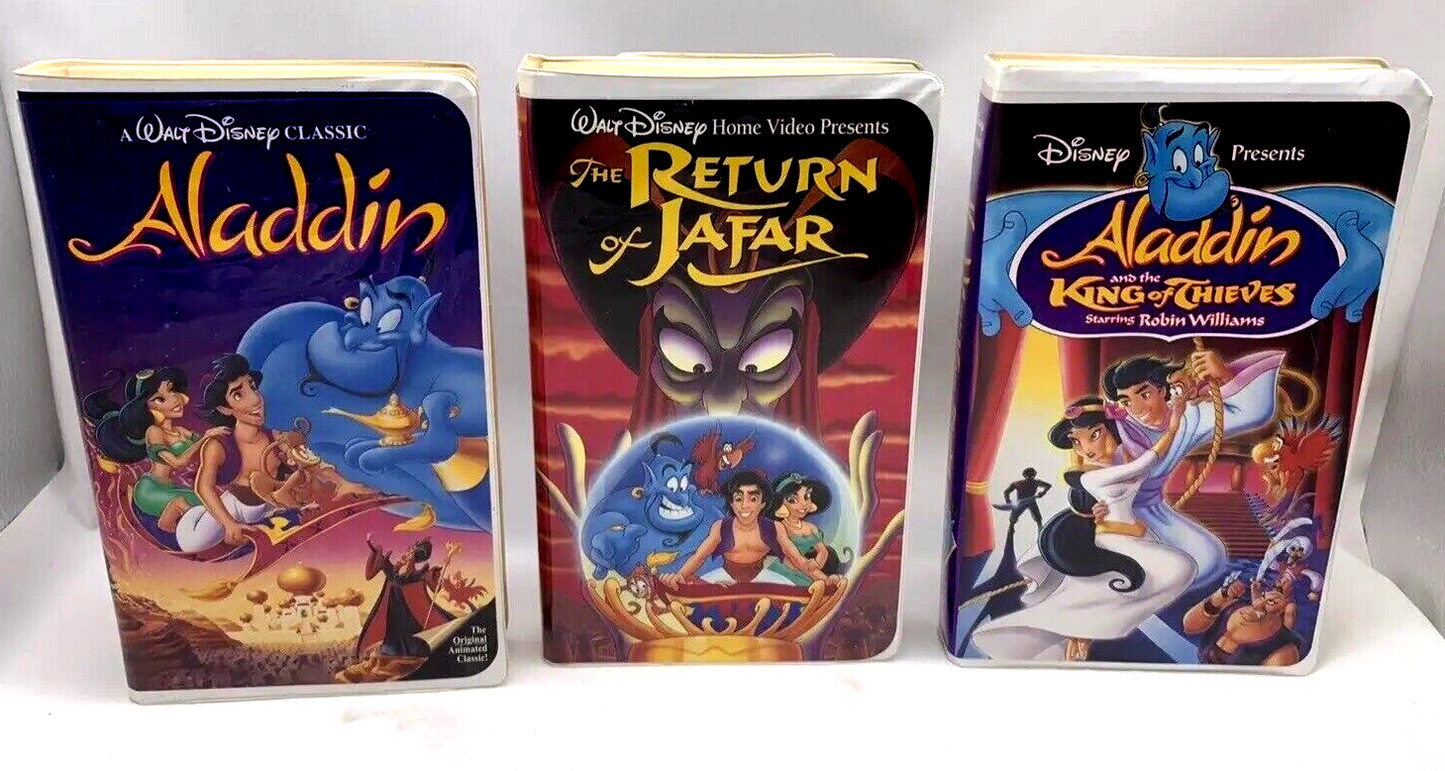 Aladdin (Disney VHS Trilogy) The Return of Jafar and The King of Thieves