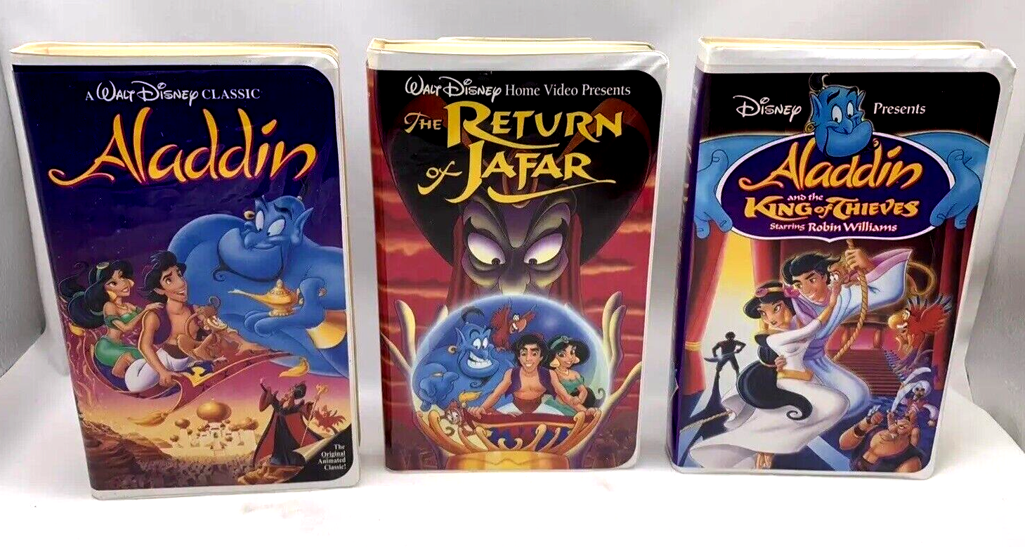 Aladdin (Disney VHS Trilogy) The Return of Jafar and The King of Thieves