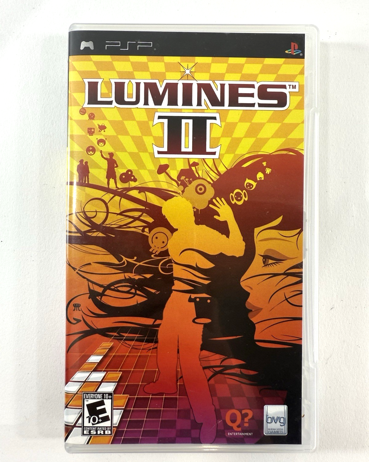 Lumines II (Sony PSP, 2006) Game, Case, Manual, Registration Card - Tested