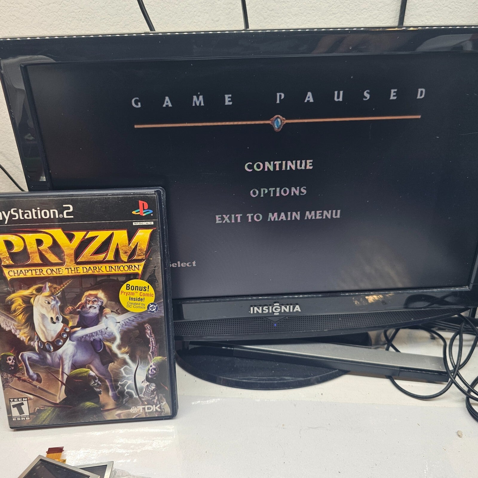 PRYZM Chapter One: The Dark Unicorn (Sony PlayStation 2, 2002) Game Case Manual