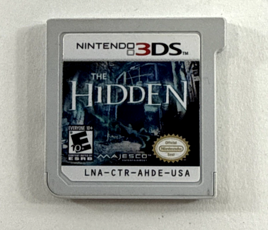 The Hidden (Nintendo 3DS, 2011) Game Cartridge - Tested and Working