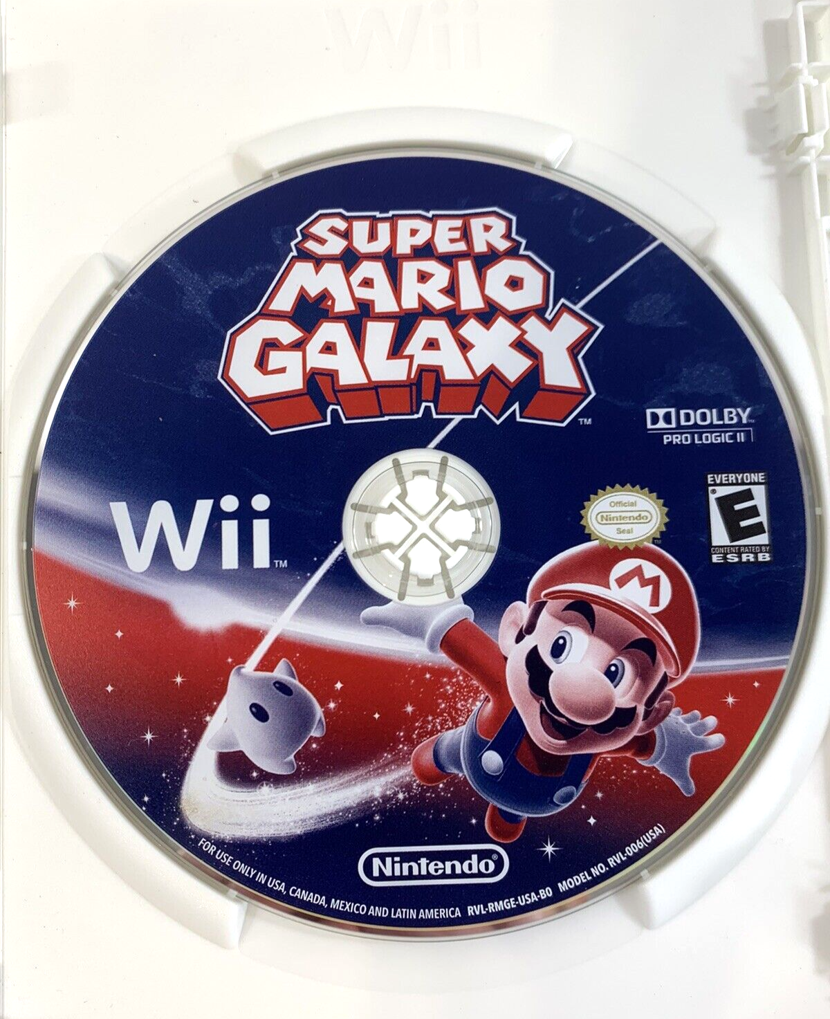 Super Mario Galaxy (Nintendo Wii, 2007) Game Case Manual Inserts - Tested