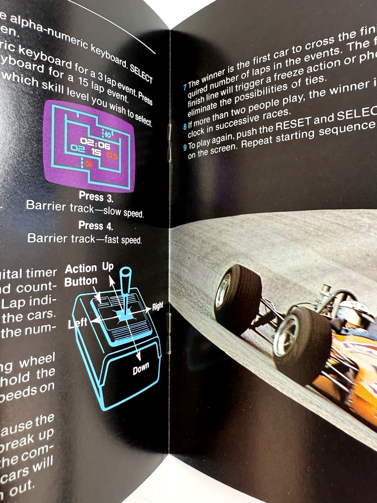Speedway! Spin-out! Crypto-logic! (Magnavox Odyssey 2, 1978) Game Box Manual
