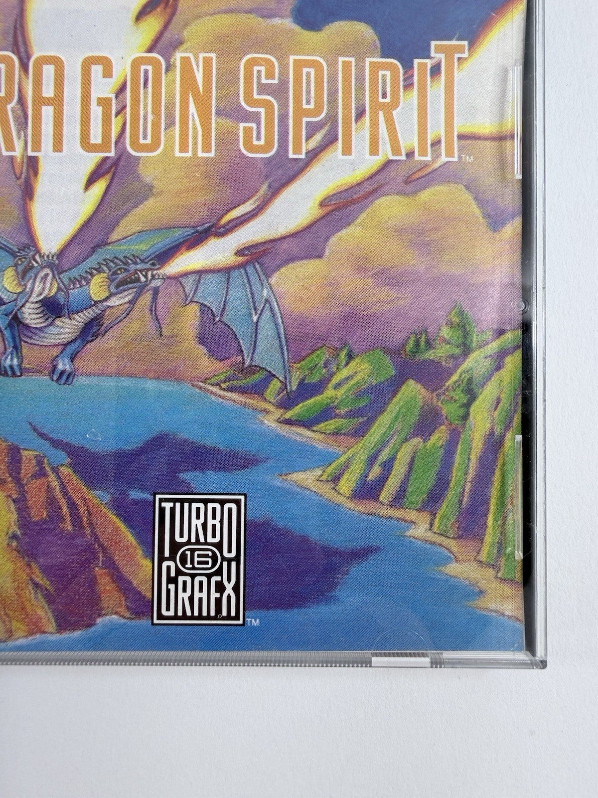 Dragon Spirit (TurboGrafx-16, 1989) Game, Case, and Manual - Tested and Working