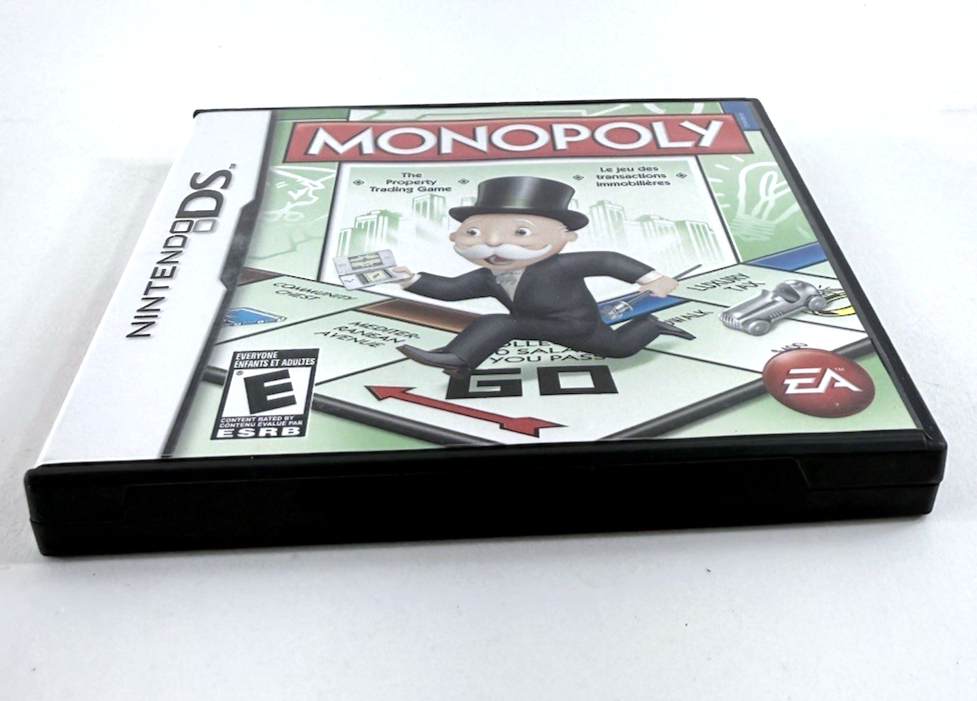 Monopoly (Nintendo DS, 2010) Game Case Manual Insert - Tested and Working
