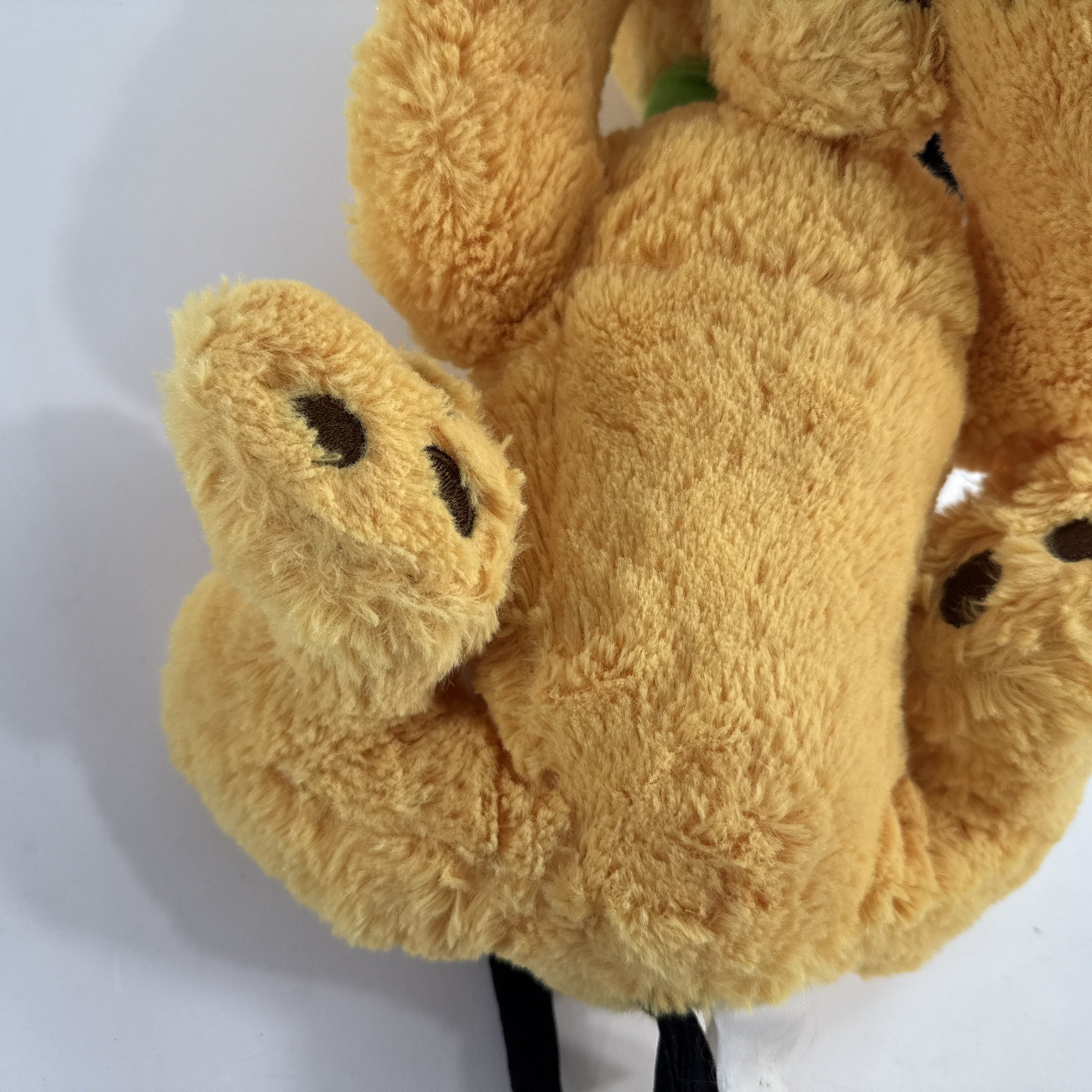 Disney Parks 20" Pluto Plush Laying Down Tongue Out