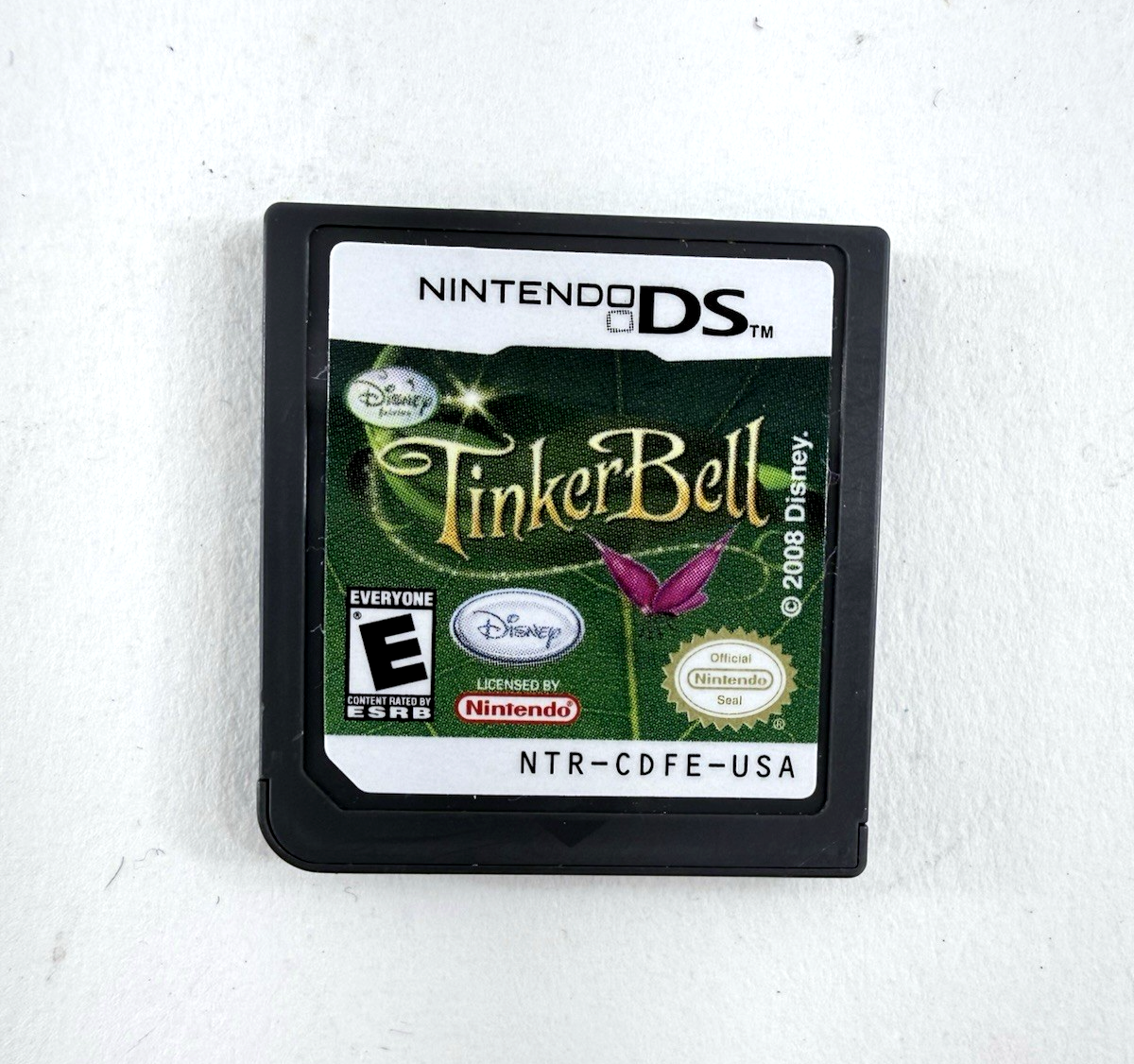Disney Fairies Tinker Bell (Nintendo DS, 2008) Game Case Manual Inserts - Tested