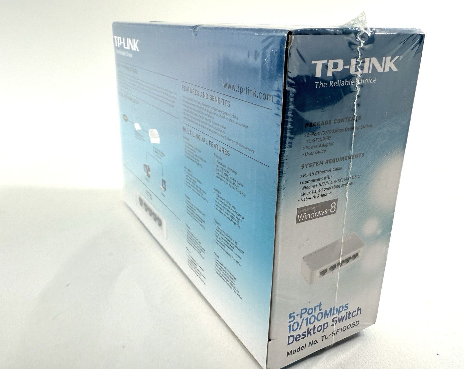 TP-LINK (TL-SF1005D) 5 Port Desktop Ethernet Switch - New, Factory Sealed