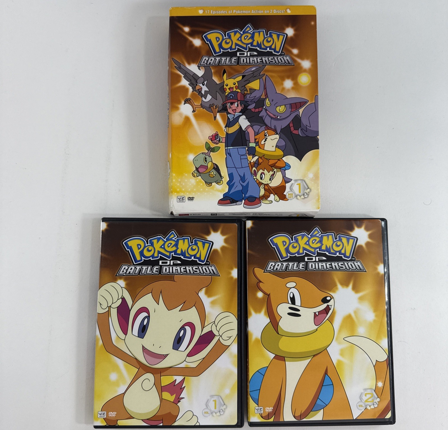 Pokemon: Diamond & Pearl Battle Dimension Box Set 1 (DVD Box Set) Tested