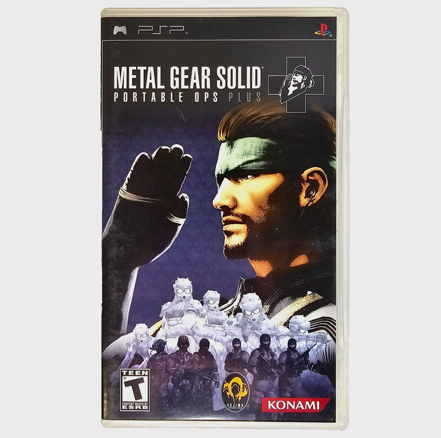 Metal Gear Solid: Portable Ops Plus (Sony PSP, 2007) Game Case Manual - Tested
