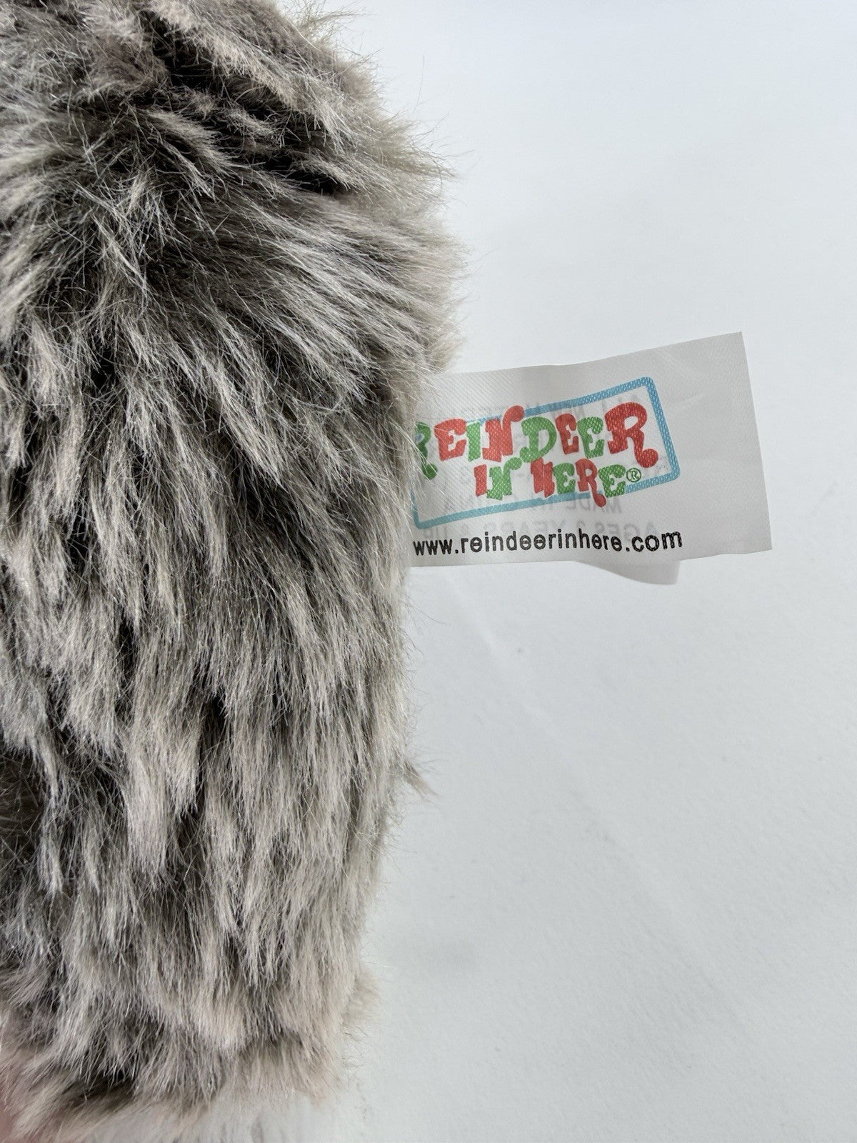 Reindeer In Here 9" Blue Eyed Fluffy Reindeer Plush