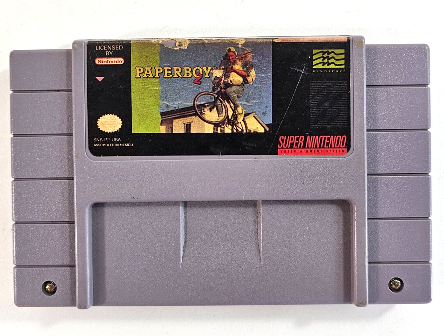 Paperboy 2 (Super Nintendo Entertainment System, 1991) Game Cartridge - Tested