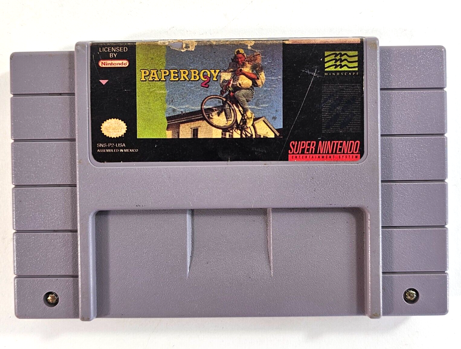 Paperboy 2 (Super Nintendo Entertainment System, 1991) Game Cartridge - Tested