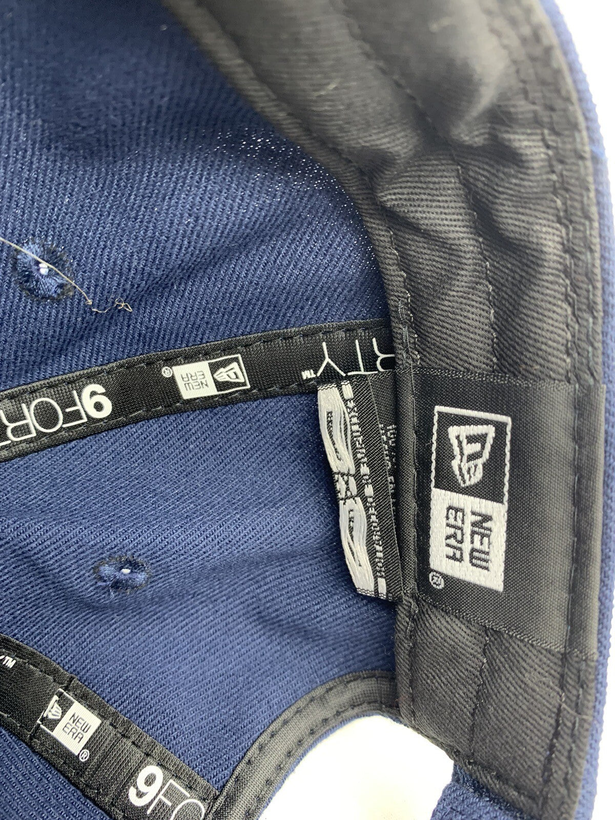 Seattle Seahawks New Era 9FORTY NFL Adjustable Strap Back Cap/Hat Navy NEW