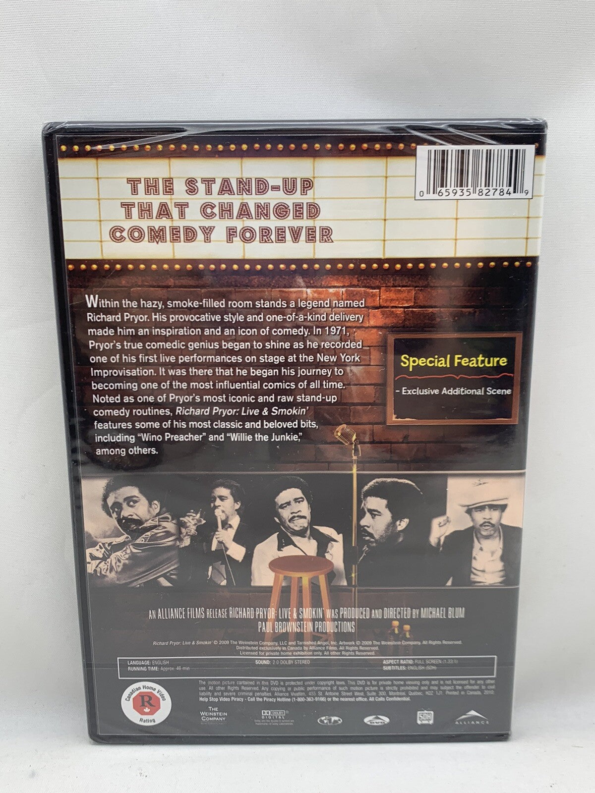 Richard Pryor: Live & Smokin' (DVD, 2009) New, Factory Sealed