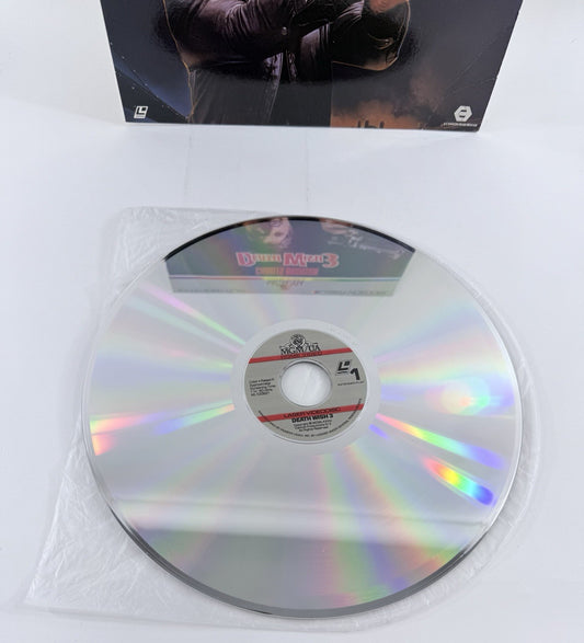 Death Wish 3 (Laserdisc, 1996) Extended Play Charles Bronson Film - Tested