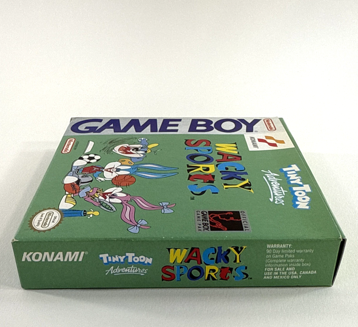 Tiny Toon Adventures: Wacky Sports (GameBoy, 1994) Game Box Manual Reg. Inserts