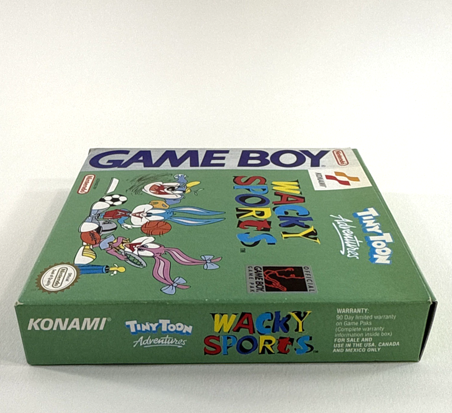 Tiny Toon Adventures: Wacky Sports (GameBoy, 1994) Game Box Manual Reg. Inserts