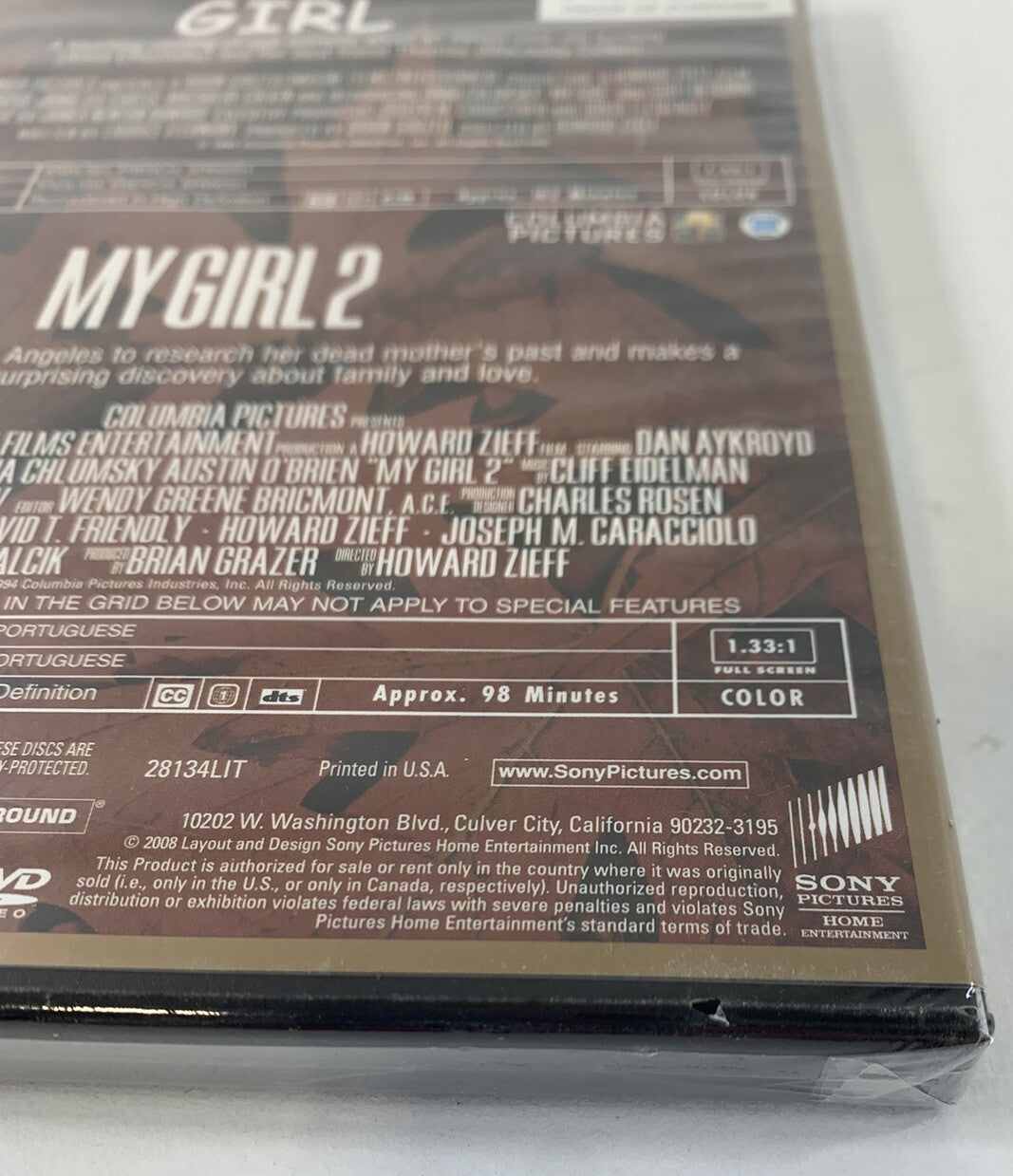 The My Girl Collection: My Girl & My Girl 2 (DVD 2-Disc Set, 2008) New, Sealed