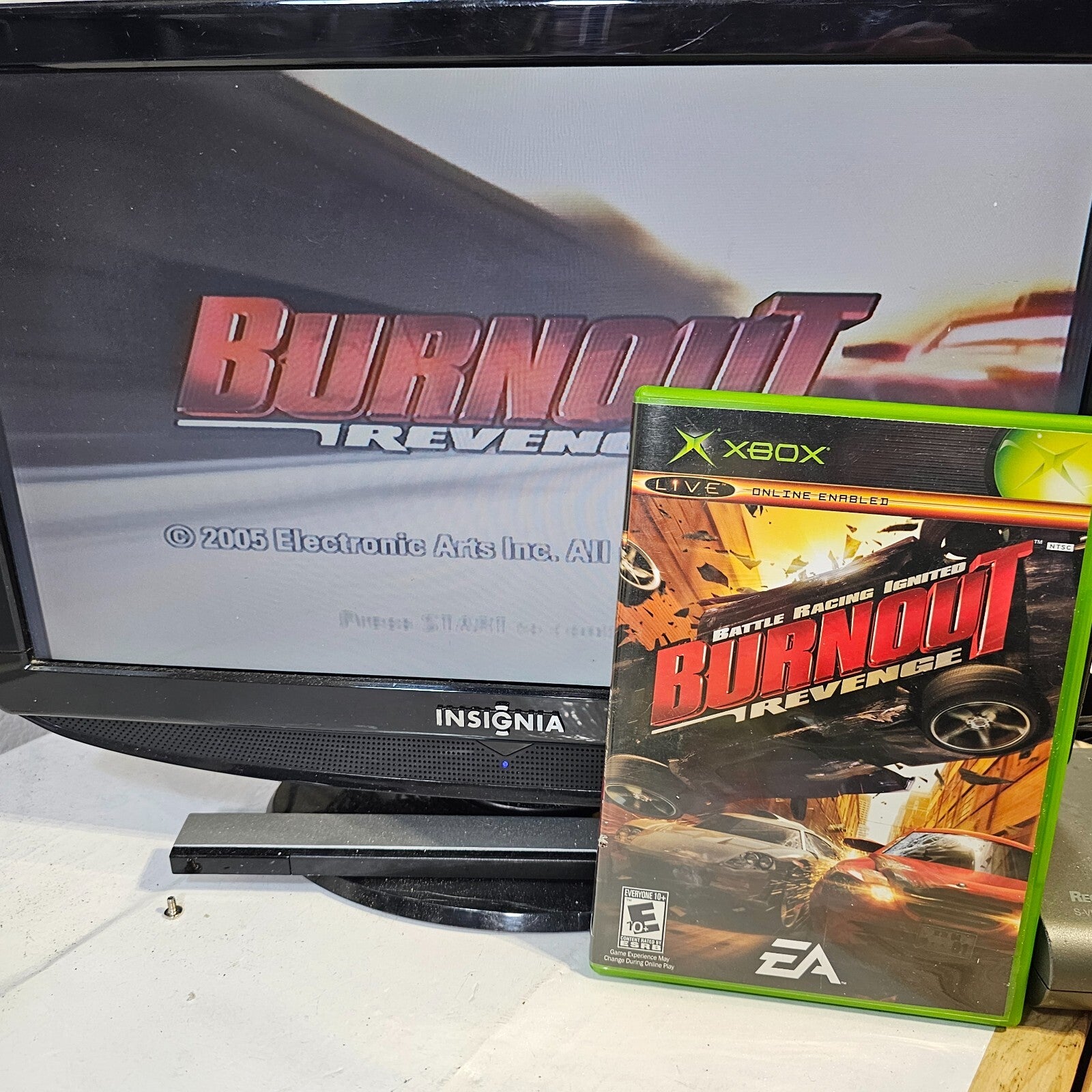 Burnout Revenge (Microsoft Xbox, 2005) Game Case Manual - Complete